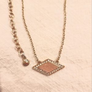 Baublebar Pink Druzy necklace